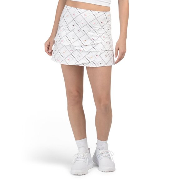 LUCKY IN LOVE Multi Scallop Skort